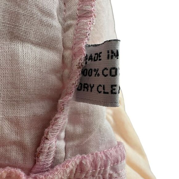 Juliet Dunn Tie Shoulder Cotton Midi Dress Orange Pink Sz 1 US 4 Small Tye Dye‎ - Picture 14 of 14